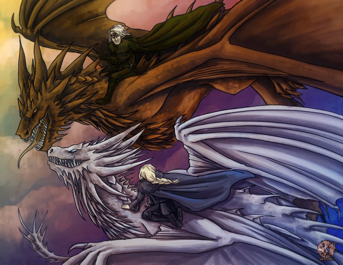 House of the Dragon: Vermithor Bronz Öfke Ejderhasının Binicisi Kimdir? 2025 – 4 Vermithor'da Kral Jaehaerys I Targaryen ve Silverwing'de Kraliçe Alysanne Targaryen