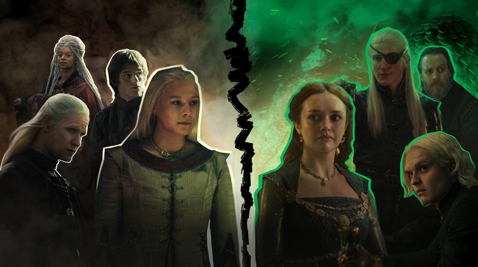 House of the Dragon Siyahlar ve Yeşiller