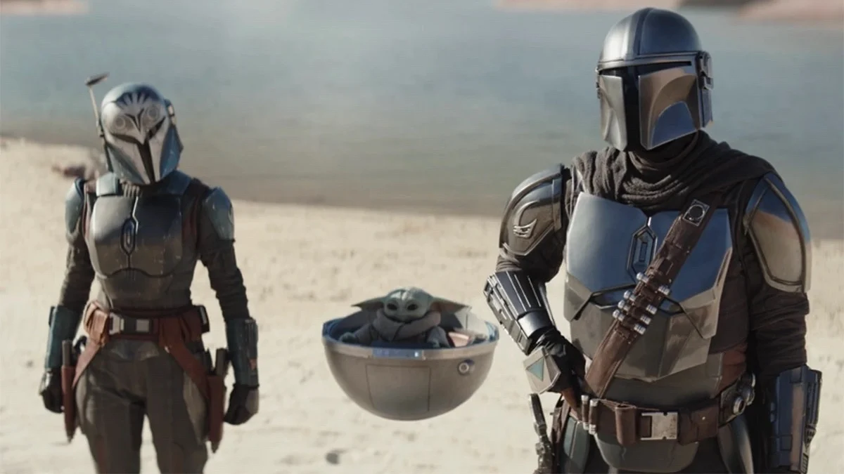 The Mandalorian Din Djarin ve Bo-Katan Kryze 