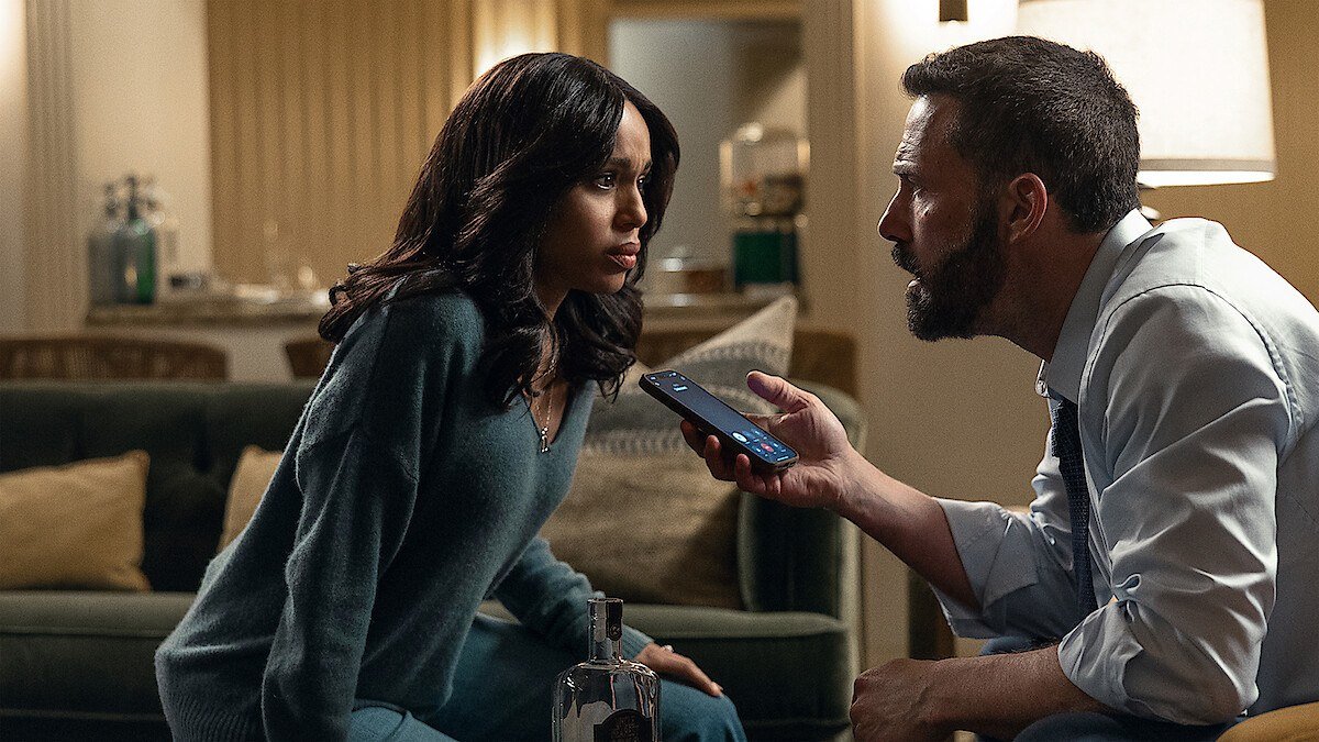 Animals Netflix filmi Ben Affleck Kerry Washington gerilim tanıtım karesi