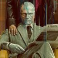 VisionQuest resmi tanıtım karesinden Paul Bettany’nin Vision karakteri glitch efektli koltuk sahnesi