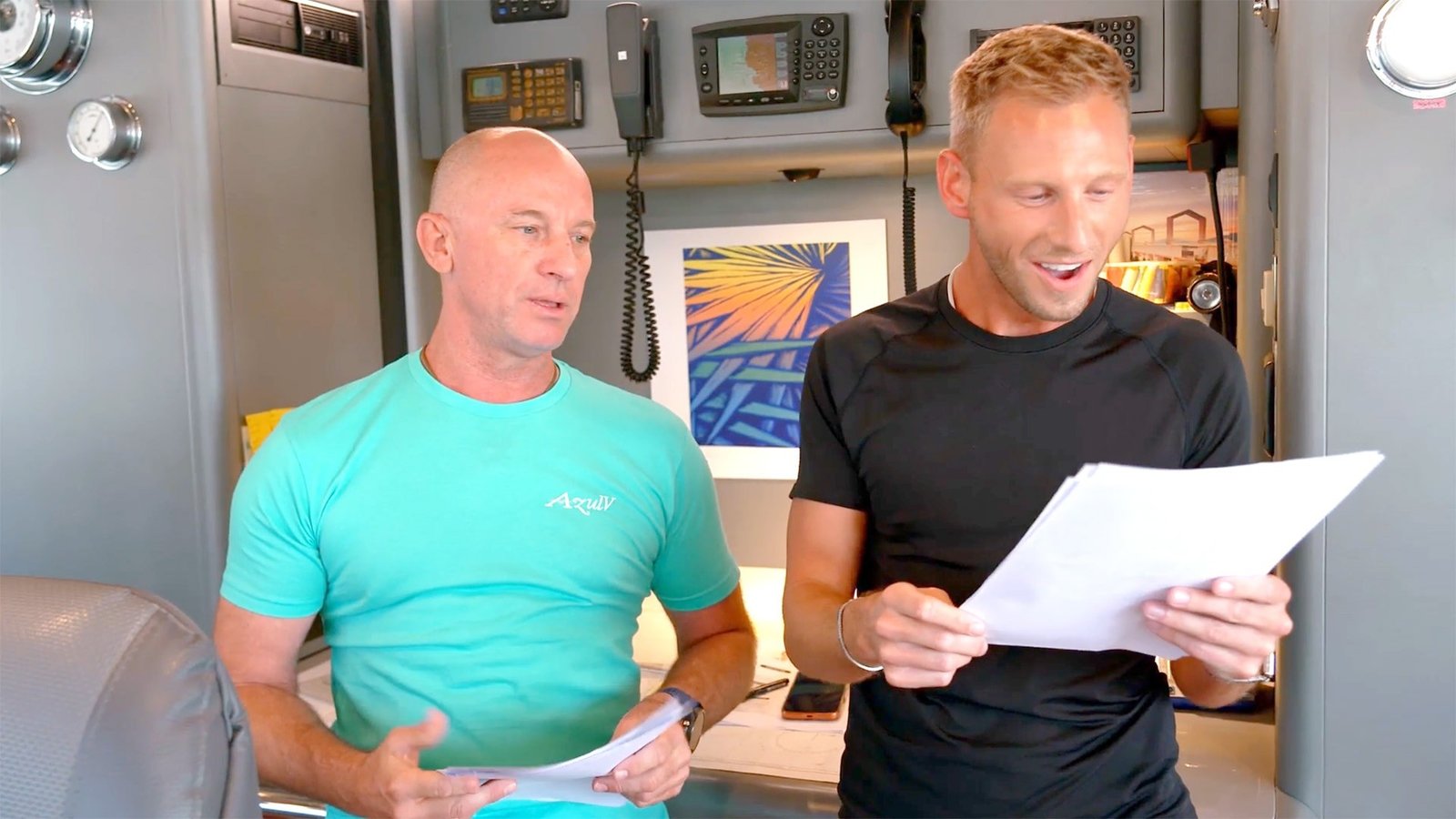 Below Deck 13. sezon Bravo karesinden Azul V yatında Phuket sularında mürettebat