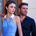 Uzak Şehir 67. bölüm Kanal D karesinden Sinem Ünsal ve Ozan Akbaba emniyet binası önünde