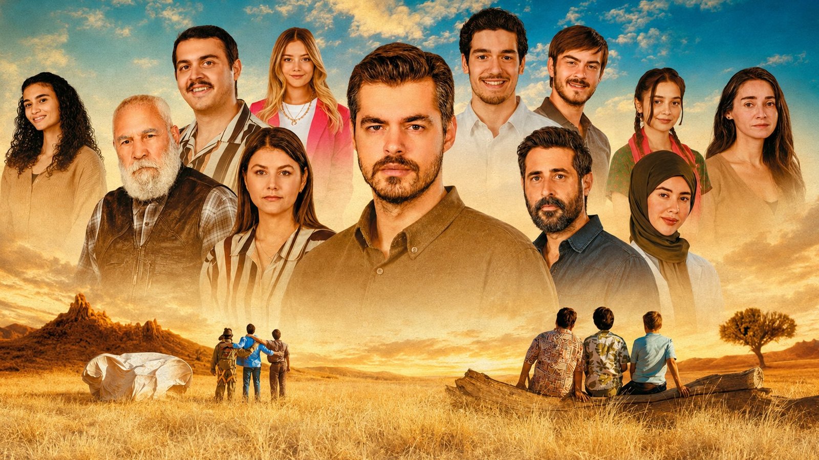 Gönül Dağı TRT1 resmi 7. sezon afişi kadro